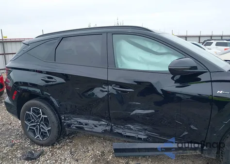 2024 Hyundai Tucson Hybrid N Line from USA, damaged, VIN KM8JFCD11RU181165